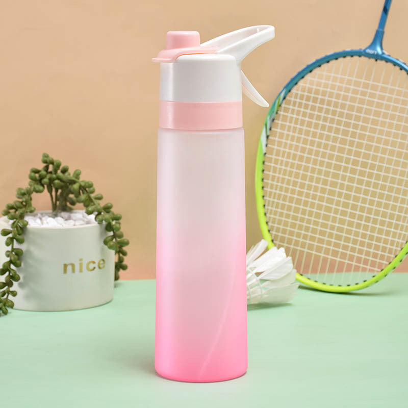 Spray Water Bottle for Girls Outdoor Sport Fitness Water Cup Large Capacity Spray Bottle Drinkware Travel Bottles Kitchen Gadgets