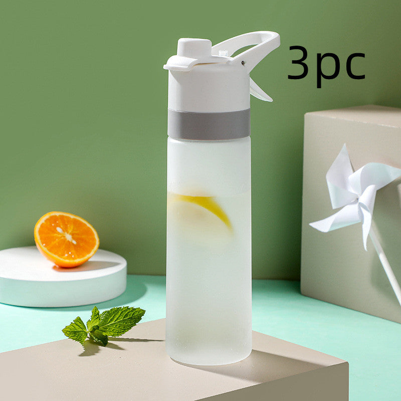 Spray Water Bottle for Girls Outdoor Sport Fitness Water Cup Large Capacity Spray Bottle Drinkware Travel Bottles Kitchen Gadgets