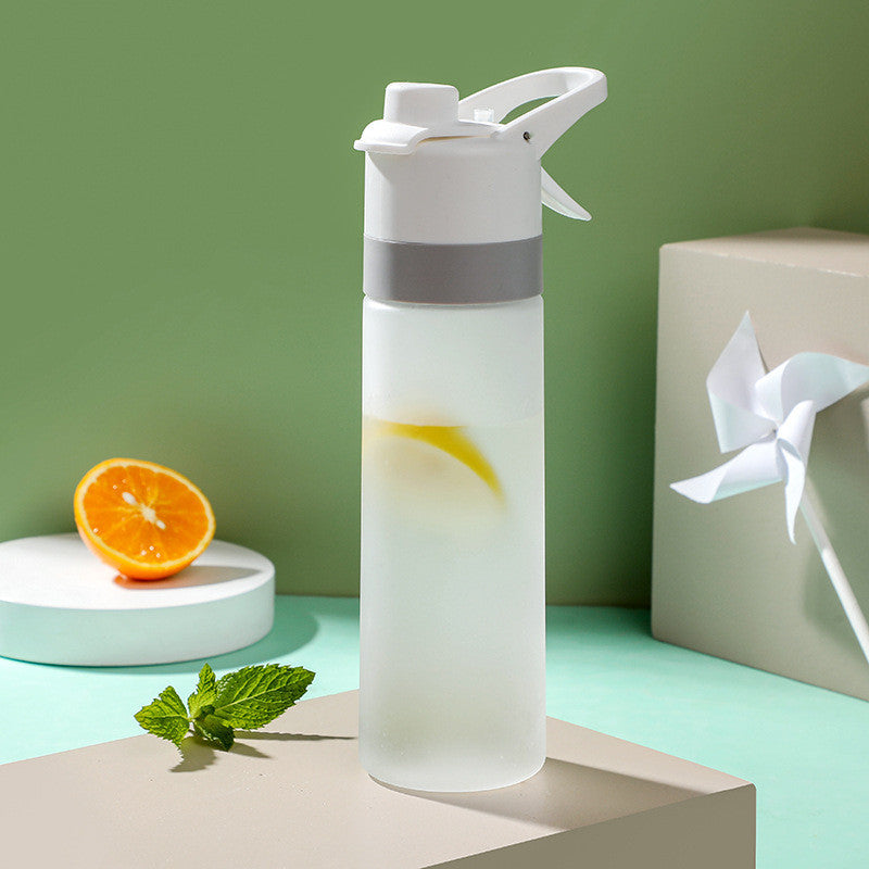Spray Water Bottle for Girls Outdoor Sport Fitness Water Cup Large Capacity Spray Bottle Drinkware Travel Bottles Kitchen Gadgets
