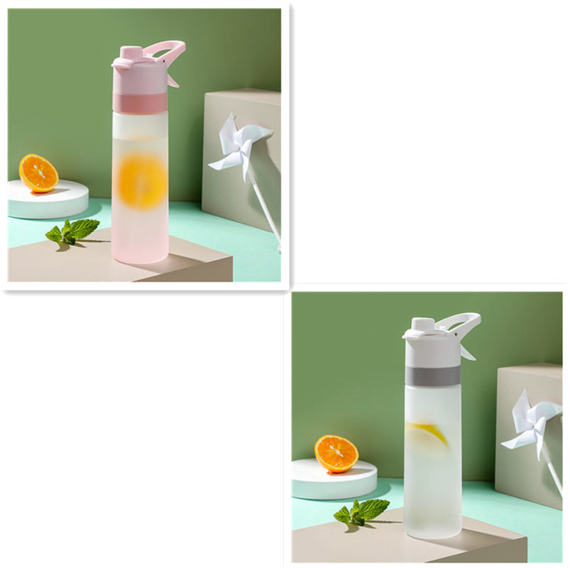 Spray Water Bottle for Girls Outdoor Sport Fitness Water Cup Large Capacity Spray Bottle Drinkware Travel Bottles Kitchen Gadgets