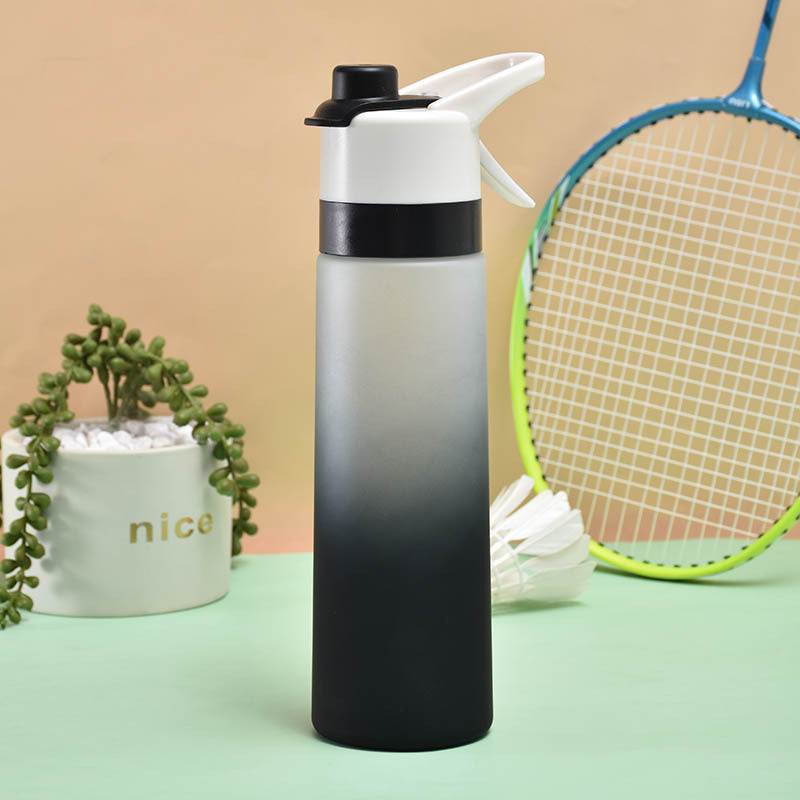 Spray Water Bottle for Girls Outdoor Sport Fitness Water Cup Large Capacity Spray Bottle Drinkware Travel Bottles Kitchen Gadgets